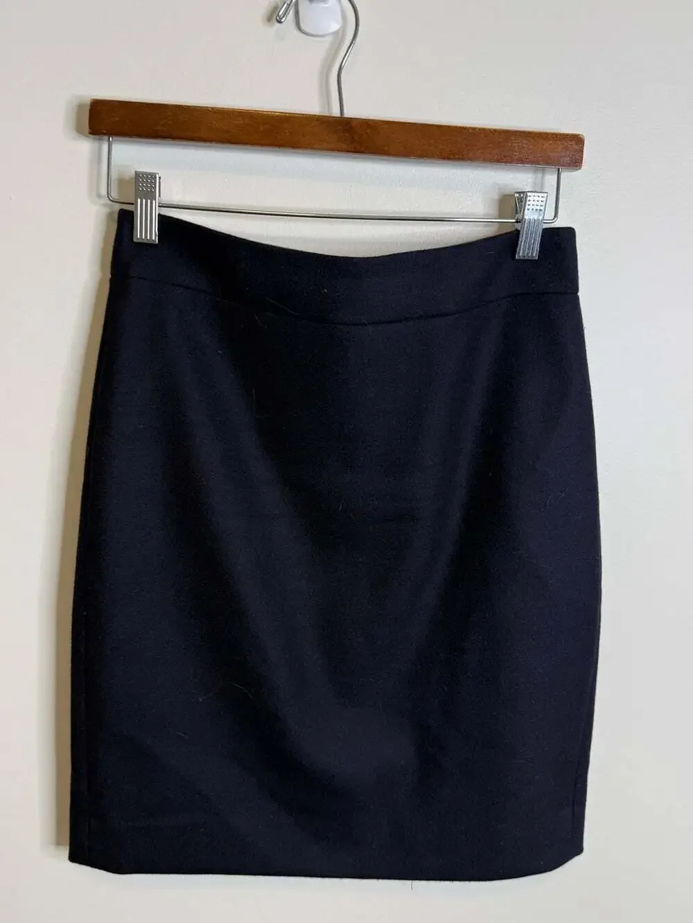 J. Crew No. 2 pencil skirt wool blue size 4P